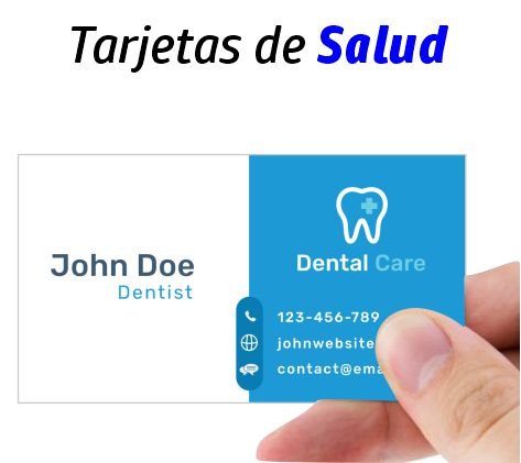 Prediseños de Tarjetas de Salud